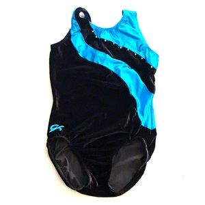 Women’s medium GK Velour Gymnastics Leotard EUC!